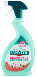 Dezinfekce Sanytol, univerzální čistič, grep, rozprašovač 500 ml