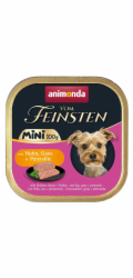 ANIMONDA Vom Feinsten Adult Mini Chicken, goose and parsley - mokré krmivo pro psy - 100g