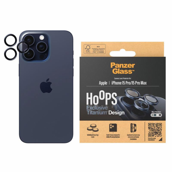 PanzerGlass Hoops - Chránic na objektiv pro mobilní telef...