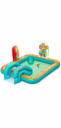 Bestway Nafukovací hřiště RETRO Slide + sprinkler + míče 53164