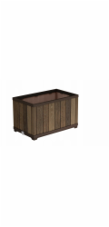 Květináč Keter Deco Rectangle walnut