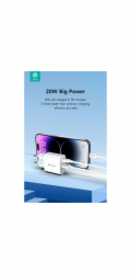 Deví síťová nabíječka Smart Series PD&QC 20W V2 - White