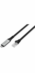 Digitus Adaptérový kabel USB-C - RJ45 Cat. 6A S/FTP, 1 Gbit/s, USB 3.2 Gen 1, LSZH, 5 m