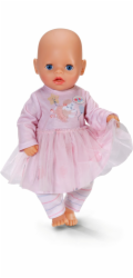 Zapf Růžové šaty Baby Born s rukávy 36 cm
