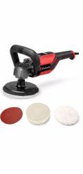 Einhell Poliermaschine und Schleifmaschine CC-PO 1100/150 CE (rot/schwarz, 1.100 Watt, Schleifscheibe Ř 150mm)