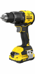 Stanley Akku-Schlagbohrschrauber  (SFMCD716D2T-QW), 18Volt (schwarz/gelb, 2x Li-Ion-Akku 2,0Ah, Pro-Stack Koffer)