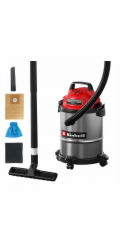 Einhell TC-VC 1540 S, vysavač na mokré i suché vysávání (stříbrný/červený)