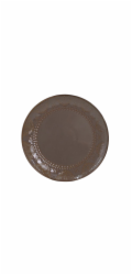 DOMOLETTI Talíř Brown arabic, O 26,6 cm, hnědý
