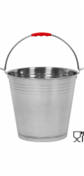 Vědro Strend Pro 15 l, nerezové