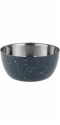 Cedník s misou MagicHome, 15,5 cm, s rúčkou, okrúhle otvory, nerez, sada 2 ks
