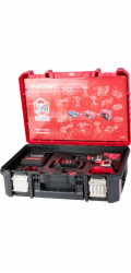Set Worcraft XCUBE004 ShareSYS Toolbox, bezkartáčový šroubovák CHD-S20LiBH, 1x 4.0 Ah akumulátor, 1x
