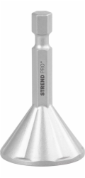 Fréza Strend Pro, 6-20 mm, 1/4", 25,5x50,4 mm, fazetová, na zrážanie hrán skrutiek, odhrotovač