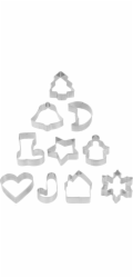 MagicHome vykrajovátka na cukroví, na pečení, vánoční, stromeček, forma, 10 ks