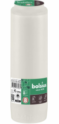 Náplň Bolsius, 170 h, 551 g, 66x216 mm, do kahanca, biela, olej