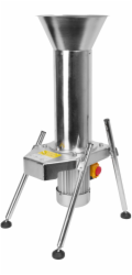 Drtič Strend Pro EFC-1, na ovoce, jablka, 1100 W, 15 litrů, 400 kg/h, 55x55x104 cm