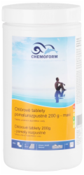 Chemoform 5601 tablety, 200 g, chlor, pomalu rozpustné, balení. 1 kg
