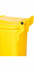 Kontejner MGB 120 litrů, plast, žlutý 1018, HDPE, popelník na odpad