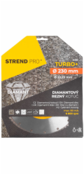 Strend Pro 521C, 230 mm, diamantový kotouč, Turbo +