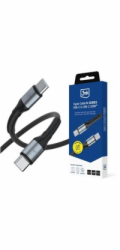3mk Hyper Cable N-SERIES C to C 1.5m PD 3.0 QC 3.0 20V/5A 100W Black