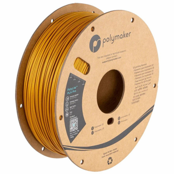 Poly Filament aker PolyLite Metalic PLA Pro 1,75 mm 1 kg ...