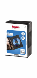 1x10 Hama zásobník na DVD tenký  50% úspora prostoru        51181