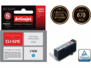 Activejet Inkoust ACC-521CN (náhradní inkoust Canon CLI-521C; Supreme; 10 ml; modrý)