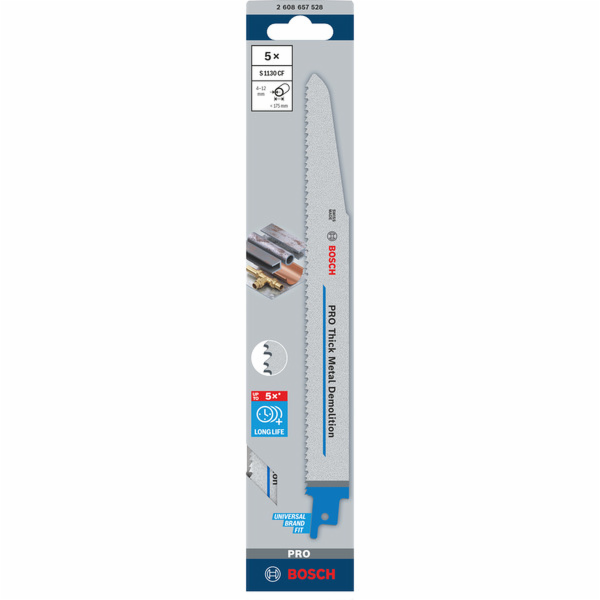 Přímočarý pilový kotouč Bosch S 1130 CF Endurance for Met...