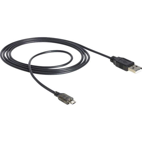 Delock datový a nabíjecí kabel USB A samec > USB micro B ...