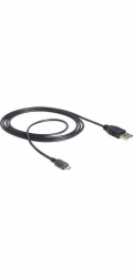 Delock datový a nabíjecí kabel USB A samec > USB micro B samec, délka 1,5m, s LED statusem nabíjení