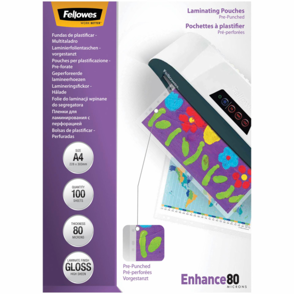 Fellowes Lamin. folie A4  80mic predrazene