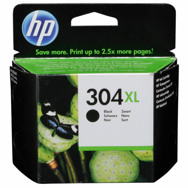 HP N9K08AE cartridge cerna c. 304 XL