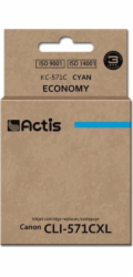 Actis KC-571C ink for Canon printer; Canon CLI-571C replacement; Standard; 12 ml; cyan