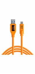 Tether Tools USB 3.0 zu USB-C 4,60m oranzova