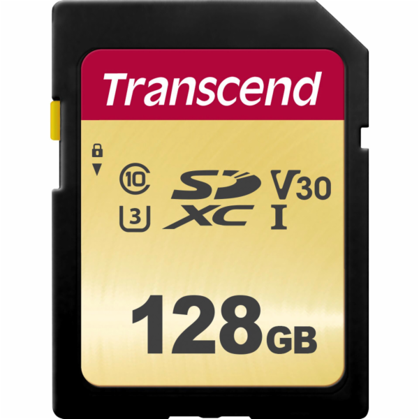 Transcend SDXC 500S        128GB  Class 10 UHS-I U3 V30