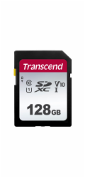TRANSCEND SDXC karta 128GB 300S, UHS-I U3 V30 (R:100W:25 MB/s)