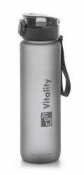 G21 šedá-zmrzlá 1000 ml láhev na pití v mrazivém designu