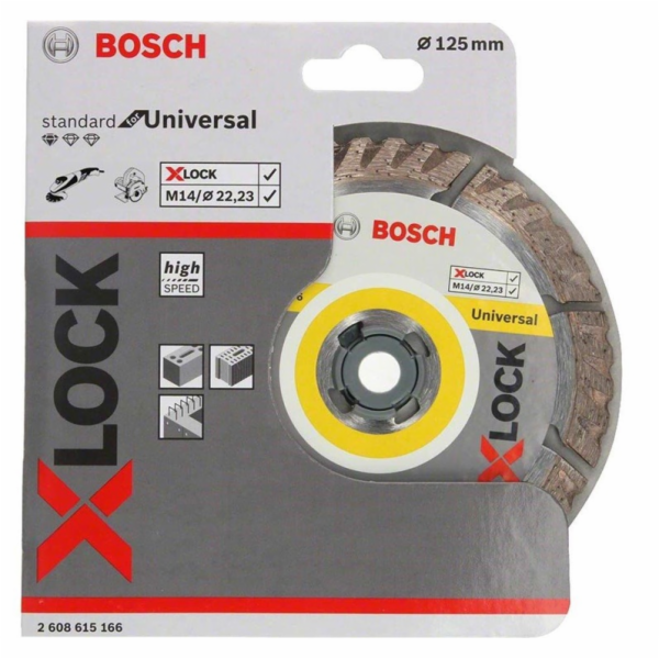 Bosch 2608615166 X-LOCK DIA-TS 125x22 23 S