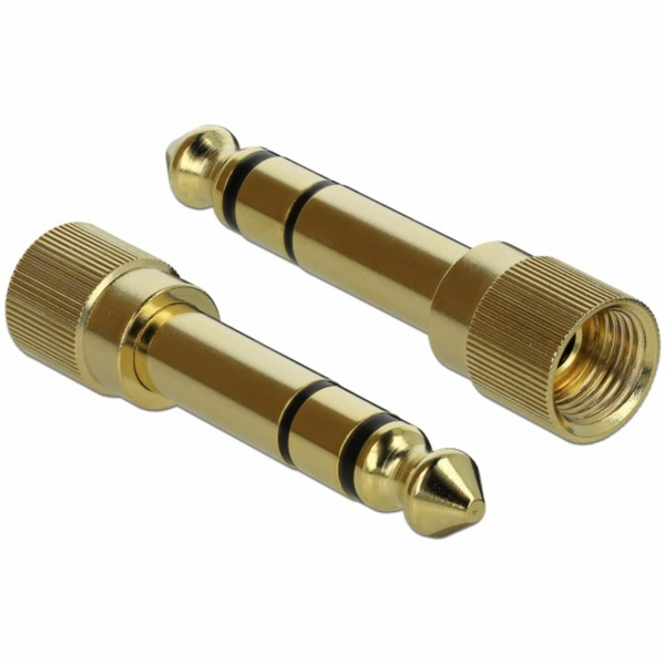 DeLOCK adaptér 6,35mm zástrčka > 3,5mm 3kolíková zásuvka,...