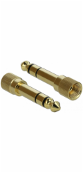 DeLOCK adaptér 6,35mm zástrčka > 3,5mm 3kolíková zásuvka, šroubovací