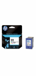 HP 22 Tri-color Ink Cart, 5 ml, C9352AE (165 pages)