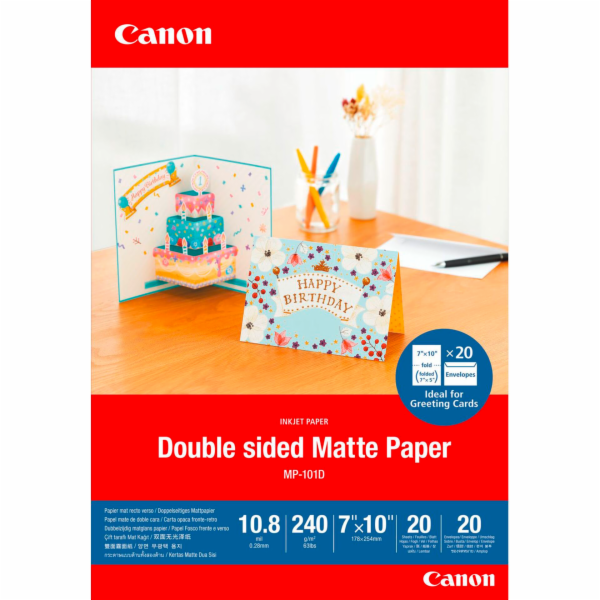 Canon  PAPÍR DOUBLE MATTE PHOTO PAPER(MP-101D) MP-101D 7x...