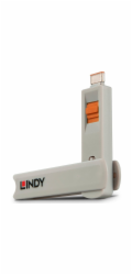 Lindy Zámek portu USB typu C (oranžový)