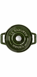 Staub Mini Cocotte 10cm kulaty  zeleny litina