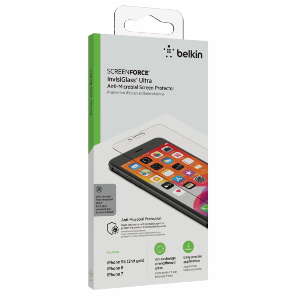 Belkin ScreenForce InvisiGl.Ult.  iPhone6/6s/7/8/SE    F8...