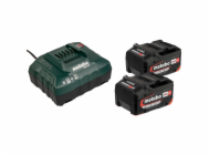 Metabo nabíječka ASC 55 + 2x akumulátor Li-Power 18V/4Ah