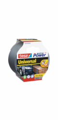 tesa® Extra Power Univerzální lepicí páska, textilní, stříbrná, 50 mm, L-10 m
