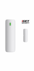 iGET SECURITY EP4 - bezdrátový magnetický senzor pro dveře/okna pro alarm M5, výdrž batt. až 5 let