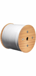 Goobay Cat 7 Externí síťový kabel, měď, S/FTP (PIMF), černá 305m 52769