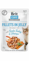 Brit CARE CAT sáček FJ TENDER TUREC & SHRIMPS /24 85g