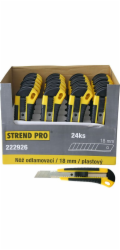 Nůž odlamovací 18 mm s posuvnou aretací v prodejním boxu